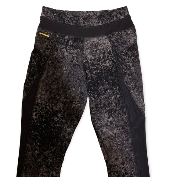 LOLE Womens Black Pointillism BURST Quick Dry UPF 50+ Ankle - Picture 3 of 7
